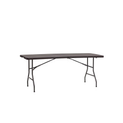 Стол пластиковый со складной столешницей 1820х740 мм (чемодан) - интернет-магазин КленМаркет.ру