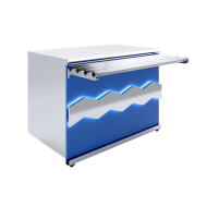 Прилавок нейтральный Luxstahl ПН-1200 Premium