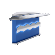 Модуль угловой наружный Luxstahl УН-90 (БЕЗ НАПРАВЛЯЮЩИХ) Premium