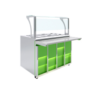 Мармит вторых блюд паровой Luxstahl МВП (С)-1500 Premium