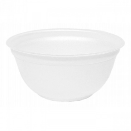 Контейнер для супа 500 мл вспененный полистирол белый (в упаковке 480 шт.) [116626] - интернет-магазин КленМаркет.ру