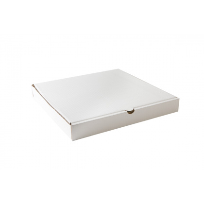 Коробка для пиццы 300х300х40 мм картон белый (в упаковке 50 шт.) [128967] - интернет-магазин КленМаркет.ру