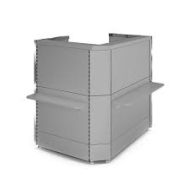 Кассовый модуль угловой XSхS с внут.полкой, 2 ПДС и столешницей ЭП Ясень Наварра