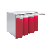 Прилавок нейтральный Luxstahl ПН-1200 Premium