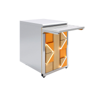 Прилавок нейтральный Luxstahl ПН-600 Premium