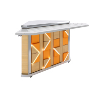 Модуль угловой наружный Luxstahl УН-90 (БЕЗ НАПРАВЛЯЮЩИХ) Premium