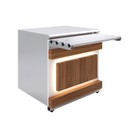 Прилавок нейтральный Luxstahl ПН-900 Premium