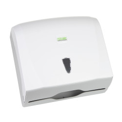 Диспенсер для листовых полотенец Z/V, бело-серый [К40] - интернет-магазин КленМаркет.ру