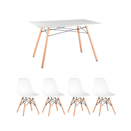 Обеденный комплект (1+4) стол + 4 стула - интернет-магазин КленМаркет.ру