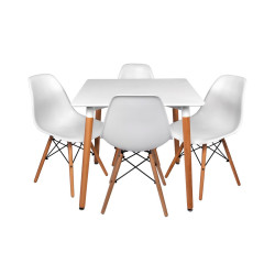 Обеденный комплект (1+4) стол + 4 стула - интернет-магазин КленМаркет.ру