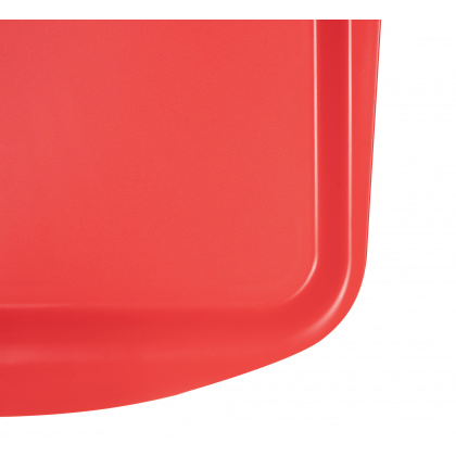 Поднос столовый 490х360 мм красный полипропилен особо прочный - интернет-магазин КленМаркет.ру