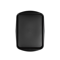 Поднос столовый 490х360 мм черный полипропилен  - интернет-магазин КленМаркет.ру