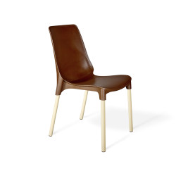 Стул пластиковый SHT-S75 (прямые ножки) с жестким сиденьем - интернет-магазин КленМаркет.ру