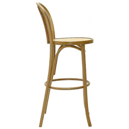 Барный стул «BST-18» с жестким сиденьем (деревянный каркас) - интернет-магазин КленМаркет.ру
