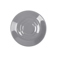 Блюдце круглое «Corone» 145 мм серое [LQ-SK0052-431C]