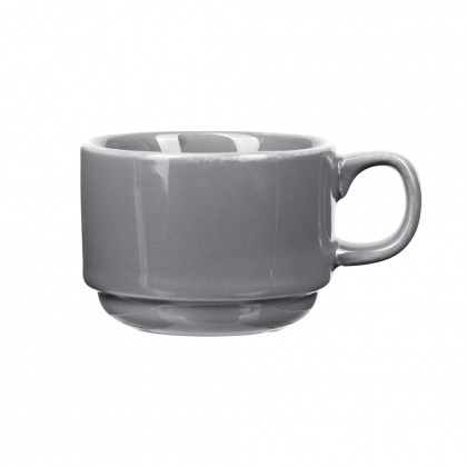 Чашка чайная «Corone» 220 мл серая [LQ-SK0056-431C] - интернет-магазин КленМаркет.ру