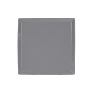 Тарелка квадратная «Corone» 200 мм серая [LQ-SK0058-431C]
