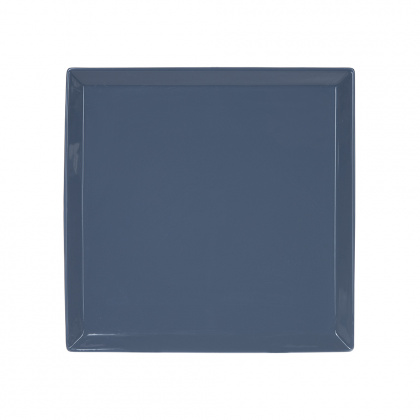 Тарелка квадратная «Corone» 240 мм синяя [LQ-SK0059-P014] - интернет-магазин КленМаркет.ру