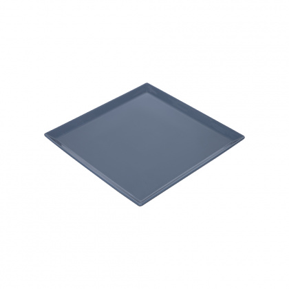 Тарелка квадратная «Corone» 240 мм синяя [LQ-SK0059-P014] - интернет-магазин КленМаркет.ру
