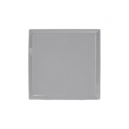 Тарелка квадратная «Corone» 169 мм серая [LQ-SK0061-431C] - интернет-магазин КленМаркет.ру