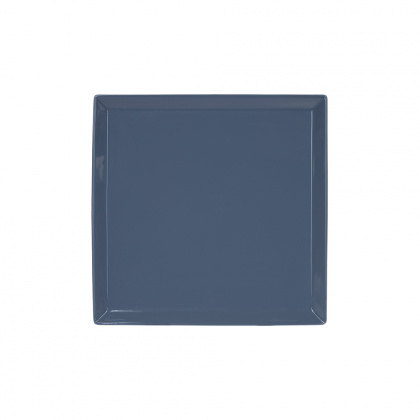 Тарелка квадратная «Corone» 169 мм синяя [LQ-SK0061-P014] - интернет-магазин КленМаркет.ру