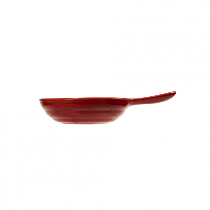 Соусник-сковорода «Corone» 80 мм красная [LQ-SK0002-R] - интернет-магазин КленМаркет.ру