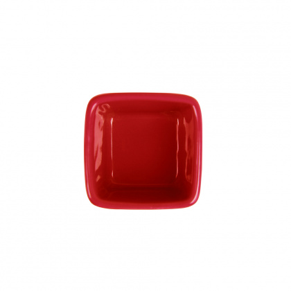 Емкость для соуса квадратная «Corone» 60 мл красная [LQ-SK0023-R] - интернет-магазин КленМаркет.ру