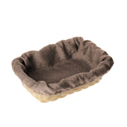 ЧЕХОЛ ДЛЯ КОРЗИНКИ РОГОЖКА коричневый цвет 5 (кт1915 кт1914 прямоугольный) - интернет-магазин КленМаркет.ру