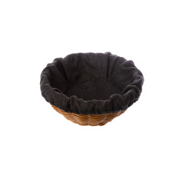 ЧЕХОЛ ДЛЯ КОРЗИНКИ РОГОЖКА ЧЕРНЫЙ (кт1896 кт1897  круглый) - интернет-магазин КленМаркет.ру