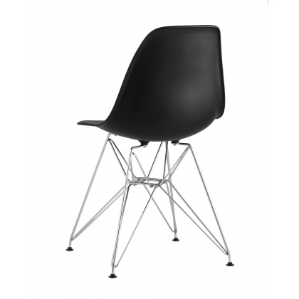 Стул пластиковый «Eames» с жестким сиденьем (хромированный каркас) - интернет-магазин КленМаркет.ру