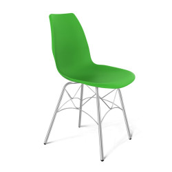 Стул пластиковый «ST29/S107 усиленный каркас» с жестким сиденьем (окрашенный каркас) - интернет-магазин КленМаркет.ру