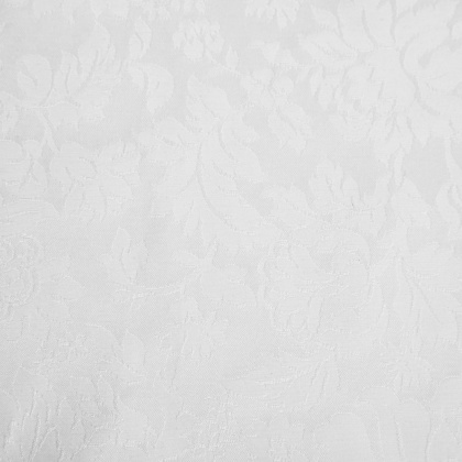 Скатерть 145х145 см «Ричард» белая (цветок) - интернет-магазин КленМаркет.ру