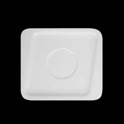 БЛЮДЦЕ квадратное 7'' 175мм для бульонницы фк931