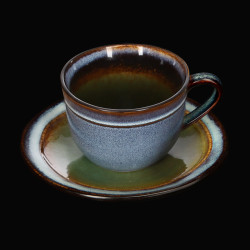 ЧАЙНАЯ ПАРА 330мл, синий+зеленый 