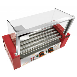 Гриль роликовый AIRHOT аппарат для хот-догов с защитным экраном RG-5S - интернет-магазин КленМаркет.ру