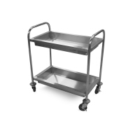 Тележка для сбора посуды 2-х ярусная [A1014, BR-2M]