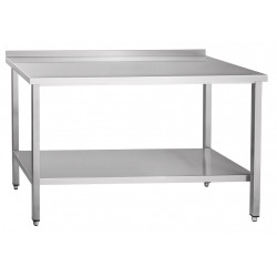 СТОЛ СПРП-7-1 пристенный с бортом нерж - интернет-магазин КленМаркет.ру