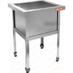 ВАННА МОЕЧНАЯ сварная односекционная HICOLD Н1ВМ-7/7 Ц 292145 - интернет-магазин КленМаркет.ру