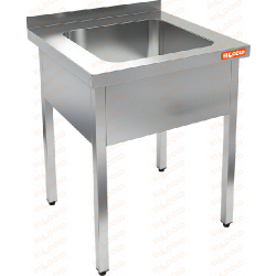 ВАННА МОЕЧНАЯ  цельнотянутая 1-секционная HICOLD НСО1М-6/6Б 282264 - интернет-магазин КленМаркет.ру