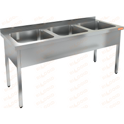 ВАННА МОЕЧНАЯ трехсекционная HICOLD НСО3М-17/6Б 281213 - интернет-магазин КленМаркет.ру