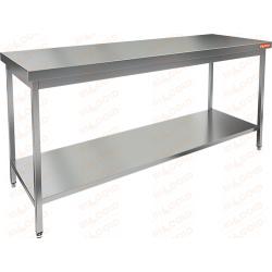 СТОЛ нержавеющий разделочный центральный с полкой HICOLD НСО-17/6П 289041 - интернет-магазин КленМаркет.ру