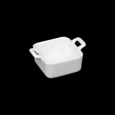 ФОРМА для запекания 130х130х40мм с двумя ручками 