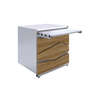 Прилавок нейтральный Luxstahl ПН-900 Premium