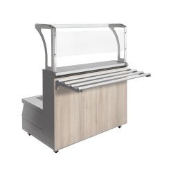 Мармит первых блюд 2-конфорочный индукционный Luxstahl МПИ (С)-1200 - интернет-магазин КленМаркет.ру