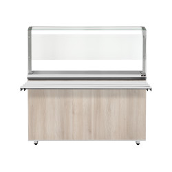 Мармит первых блюд 3-конфорочный индукционный Luxstahl МПИ (С)-1500 - интернет-магазин КленМаркет.ру