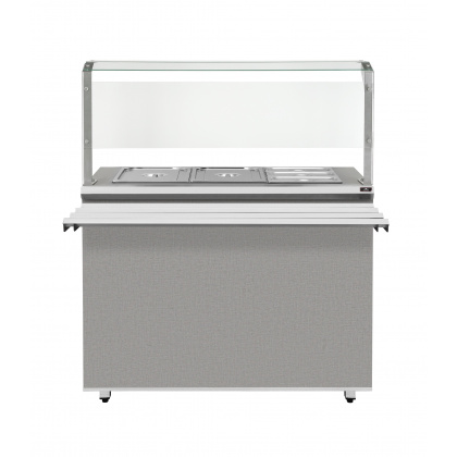 Прилавок холодильный с ванной охлаждаемой Luxstahl ПХВ (С)-1200 - интернет-магазин КленМаркет.ру