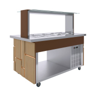 Салат-бар холодильный Luxstahl СБ-1500 Premium