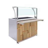 Прилавок холодильный Luxstahl ПХВ (С)-1200 с ванной охлаждаемой Premium