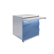 Прилавок нейтральный Luxstahl ПН-900 Premium