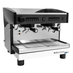 КОФЕМАШИНА АВТОМАТ ROBUSTEZZA ST2E COMPACT/ ЧЕРНАЯ+ВЫСОКАЯ ГРУППА 1Ф - интернет-магазин КленМаркет.ру